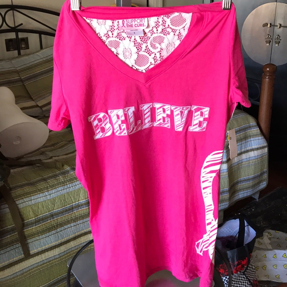 NWT Support the Cure Breast Cancer top